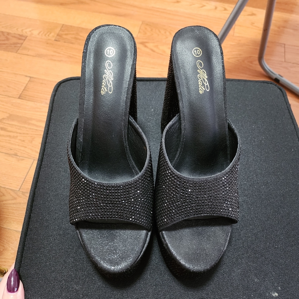 Glittery Mules - image 2